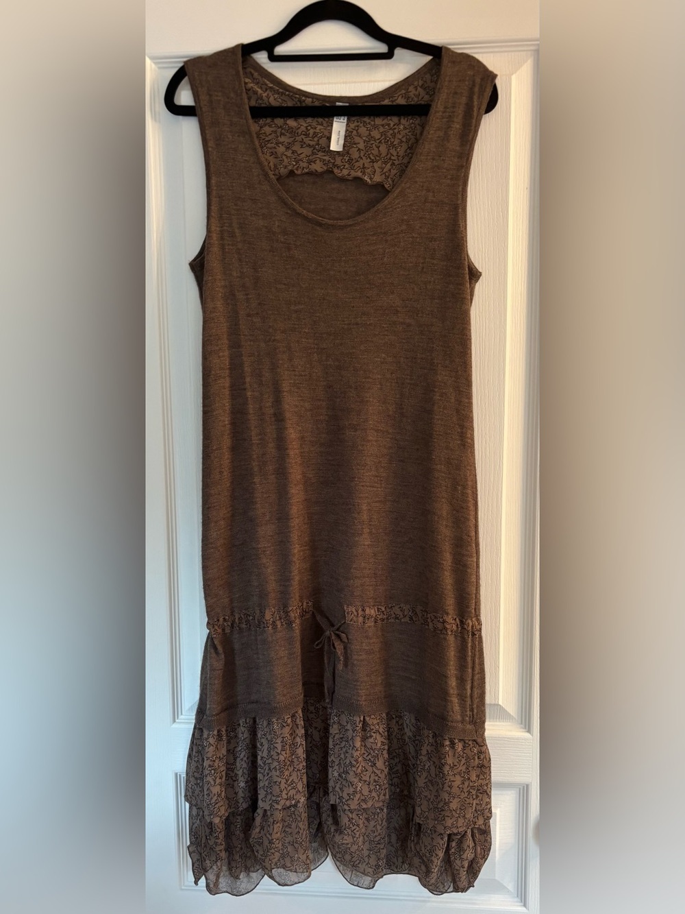 JJ's Italy Vintage Knit Dress in Taupe